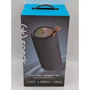 Bluetooth Speaker Portable Wireless Waterproof Speck Gemtones Infinity Go Black